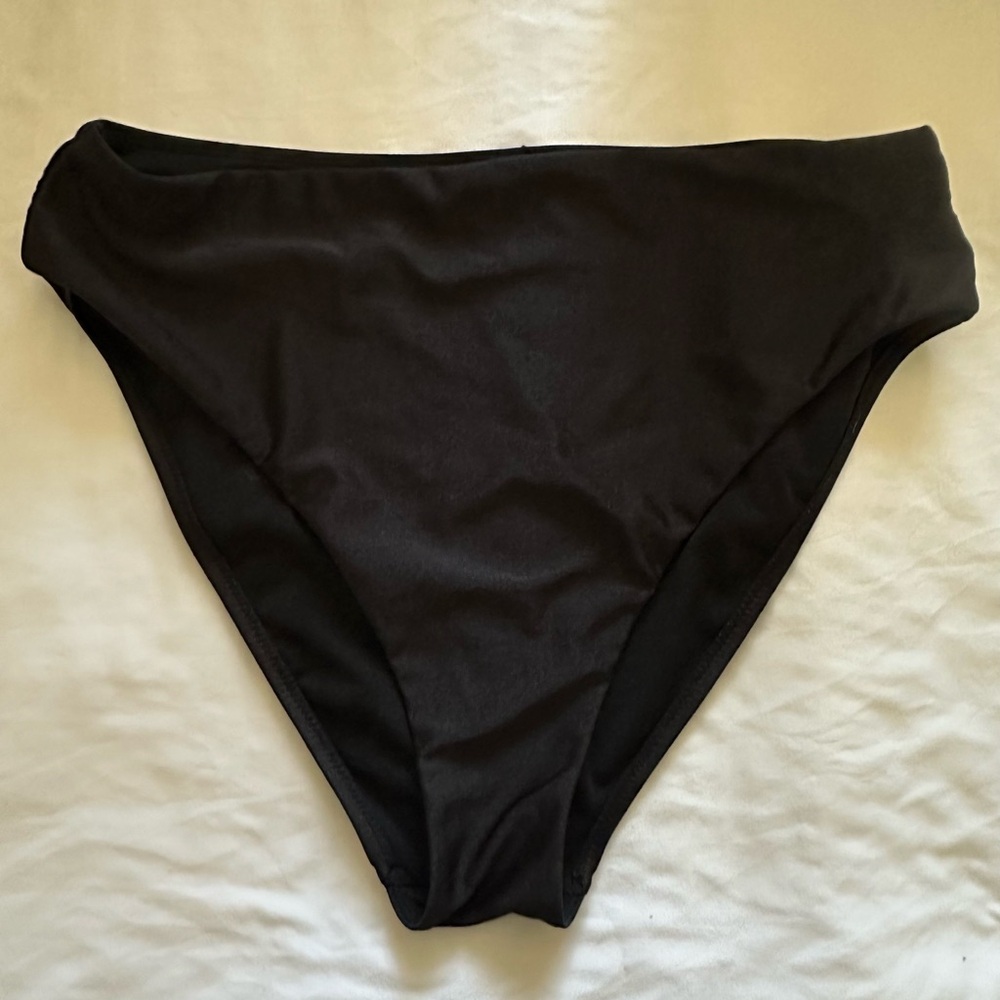 Shade and Shore High Waist High Leg Cheeky Bikini Bottom